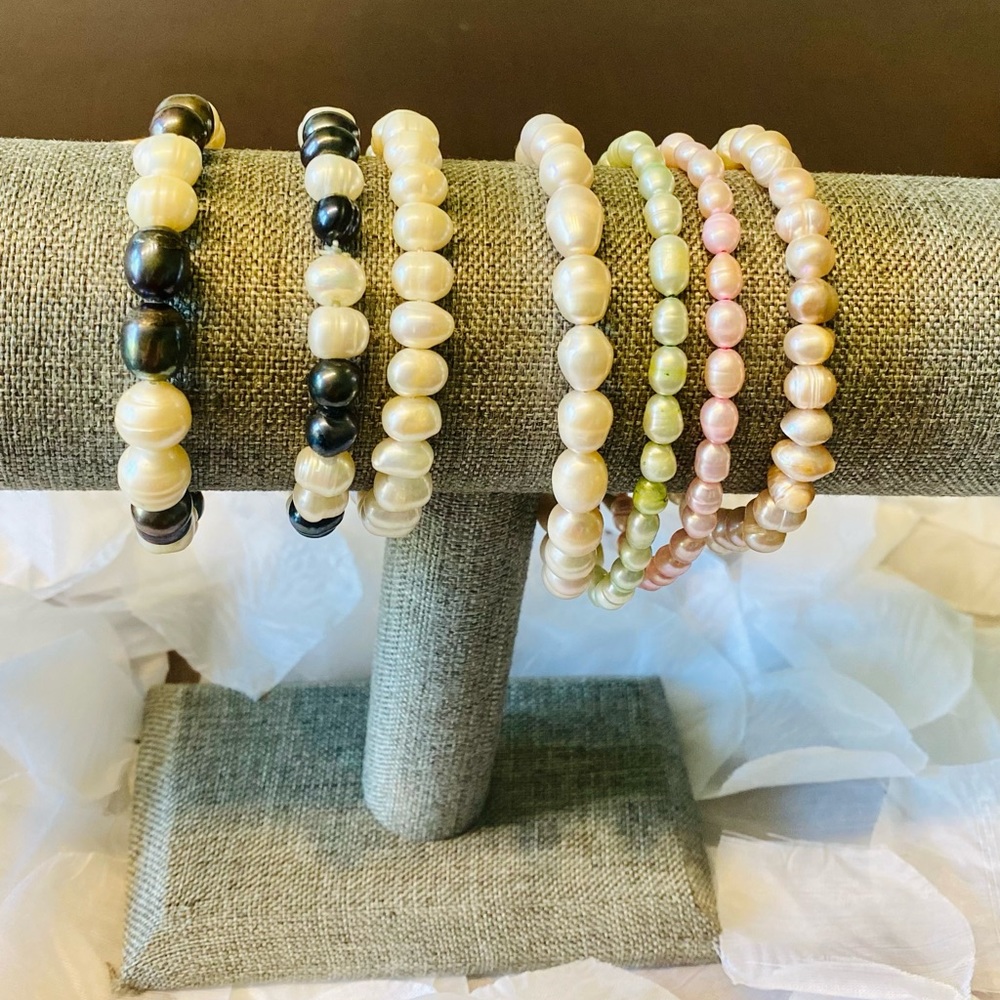 Authentic Rice Pearl Bracelet Various Shades